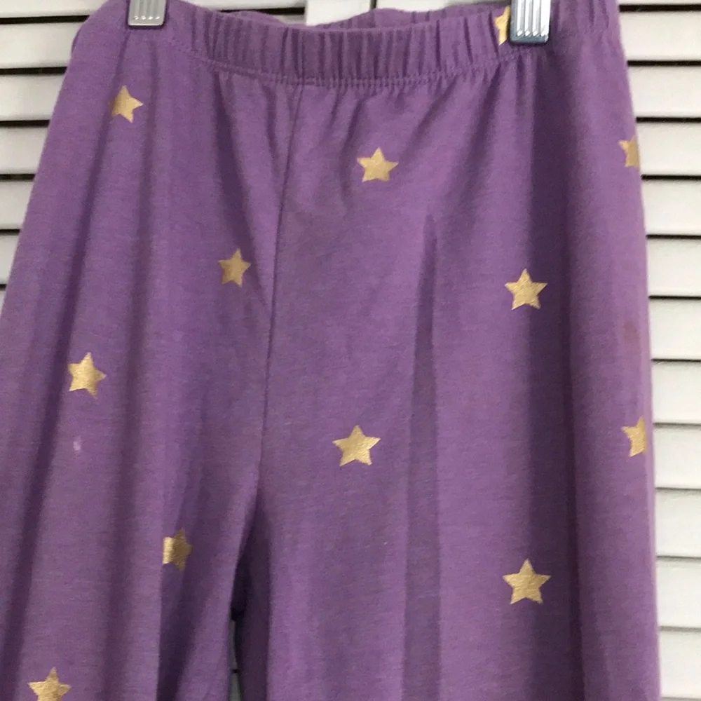 GAP Kids Purple Star Print Leggings SZ XXL